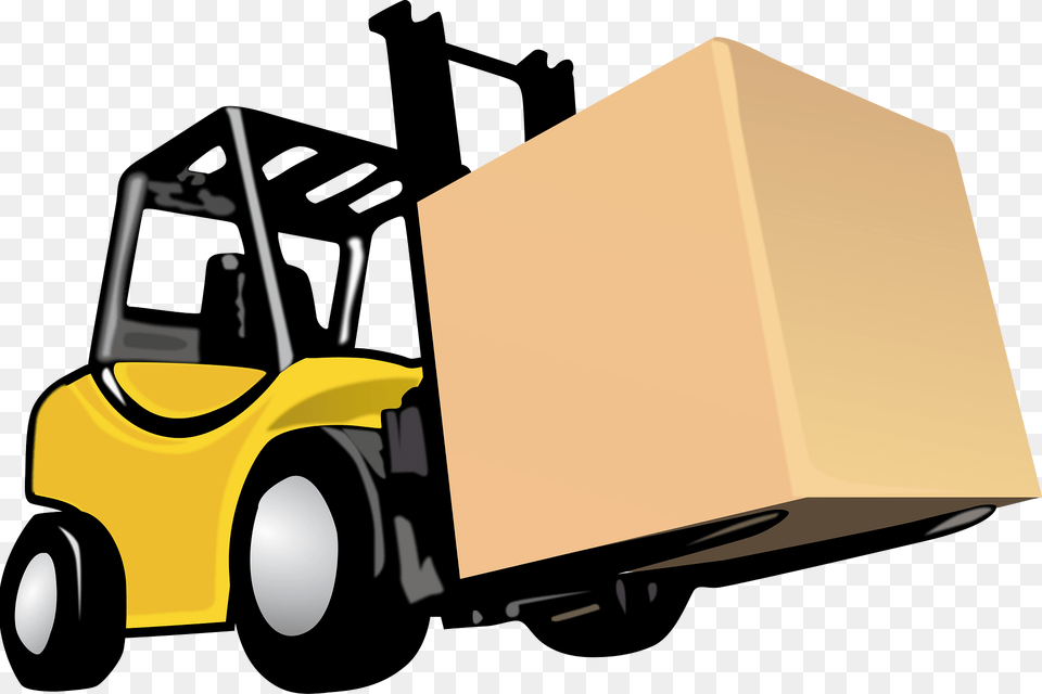 Forklift Clipart, Box, Cardboard, Carton, Package Free Png Download