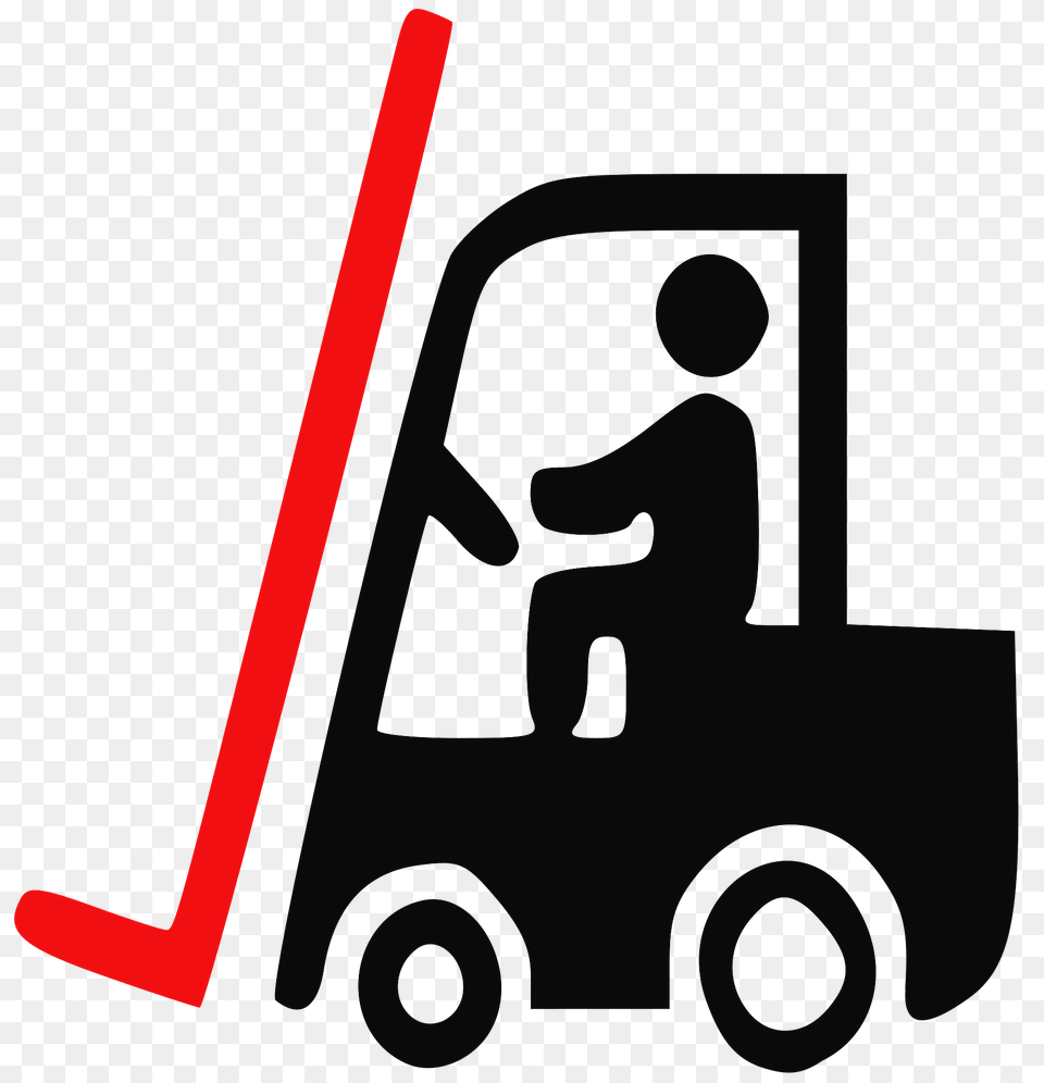 Forklift Clipart, Cleaning, Person, Bulldozer, Machine Png Image