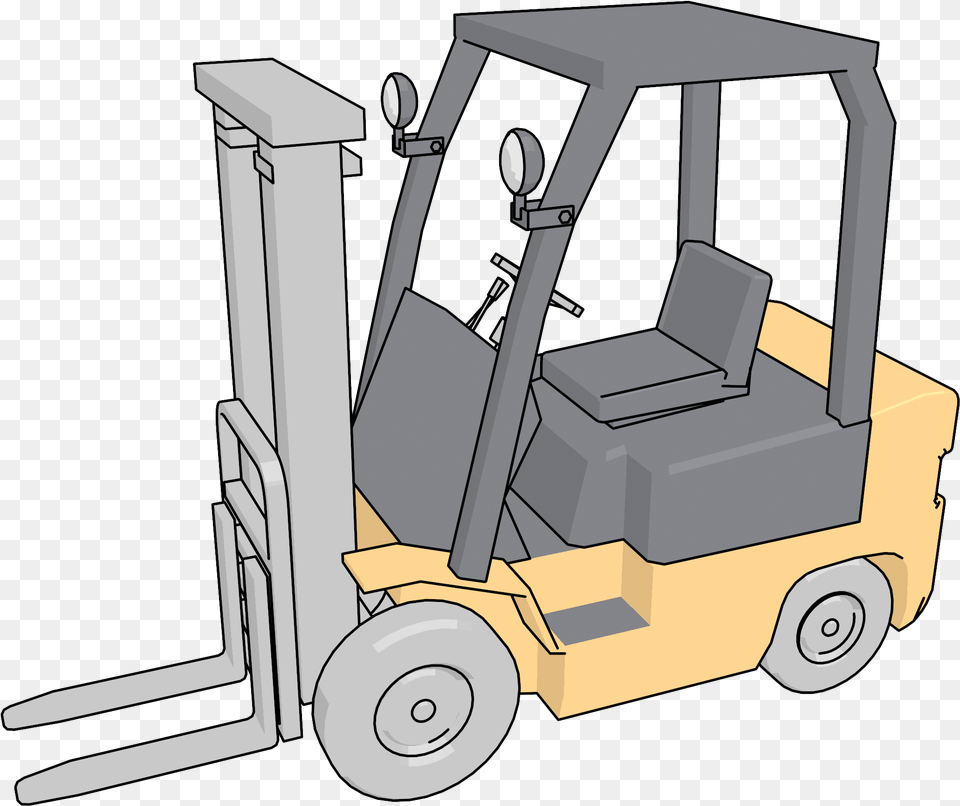 Forklift Clipart Construction Equipment, Machine, Bulldozer Png