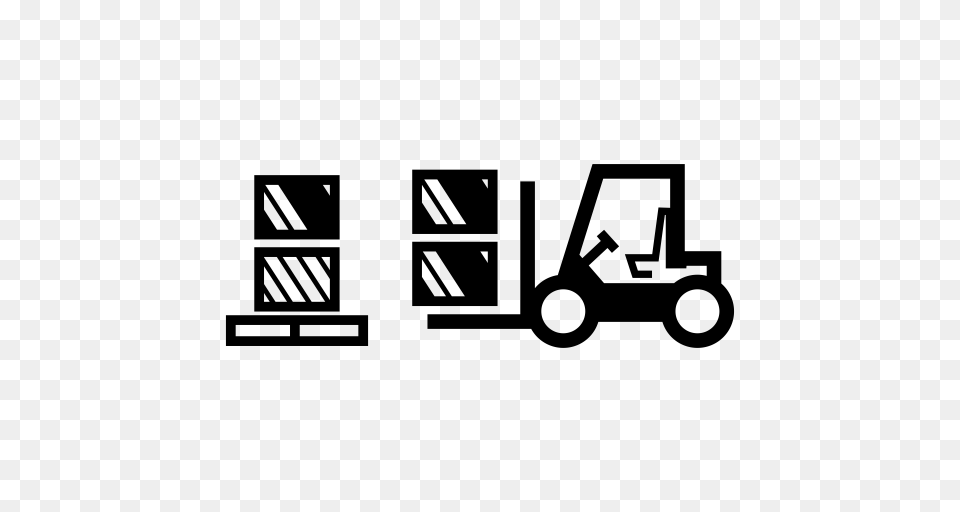 Forklift Forklift Lift Icon With And Vector Format For, Gray Free Transparent Png