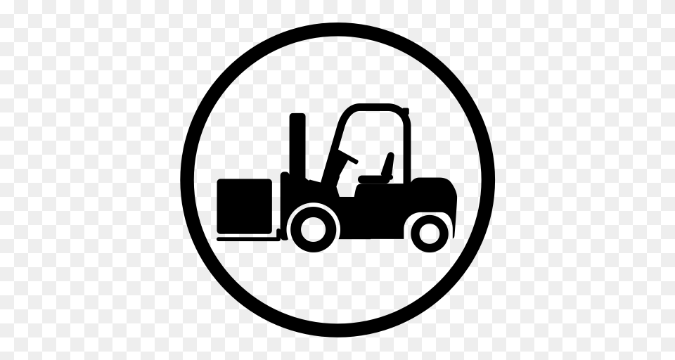 Forklift Forklift Lift Icon With And Vector Format For Gray Free Png Download