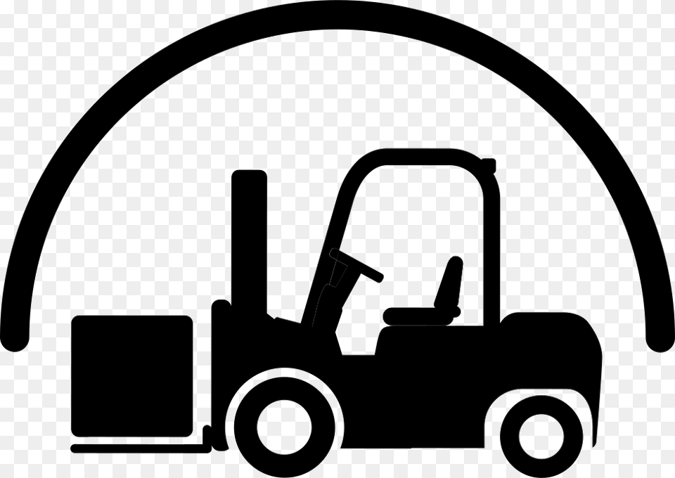 Forklift Icon Free Download, Stencil, Device, Grass, Lawn Png