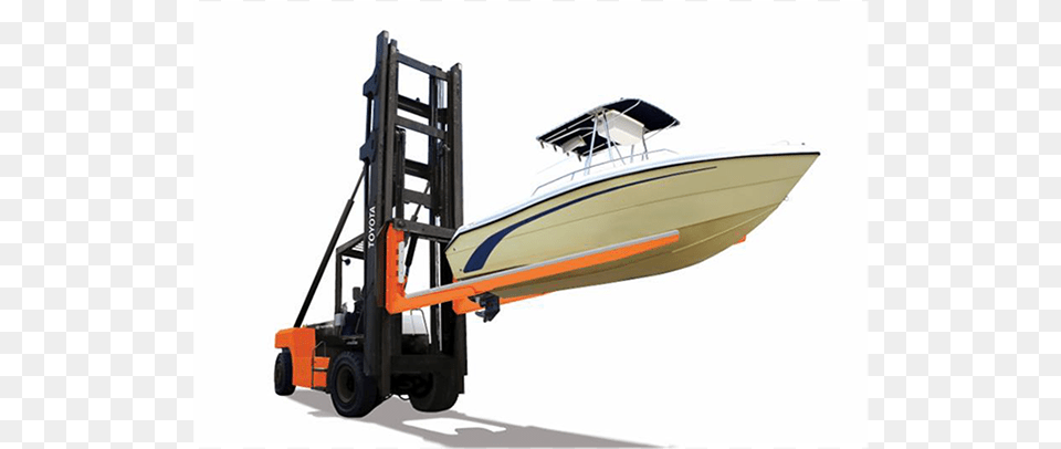 Forklift Lifting Boats, Machine Png