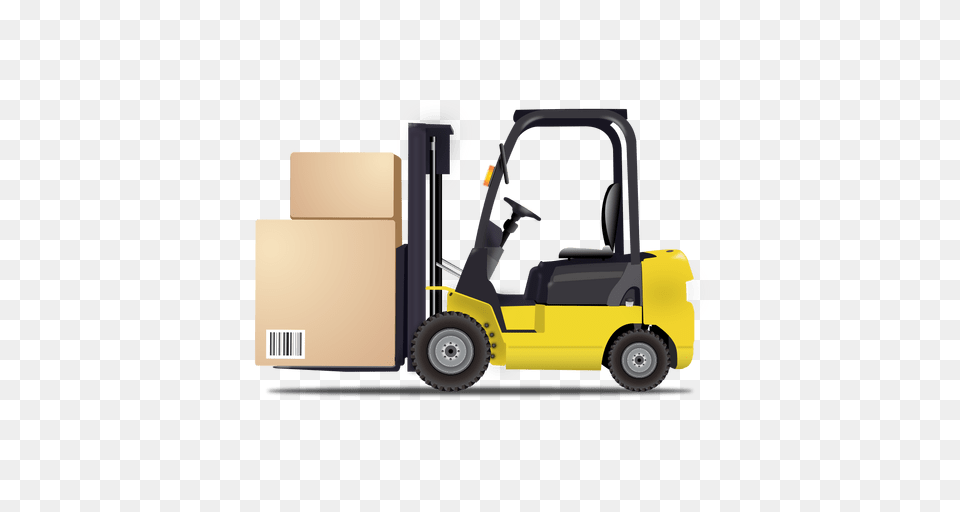 Forklift Logistic Icon, Machine, Bulldozer, Box, Cardboard Free Png Download