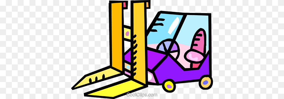 Forklift Royalty Vector Clip Art Illustration, Device, Grass, Lawn, Lawn Mower Free Png
