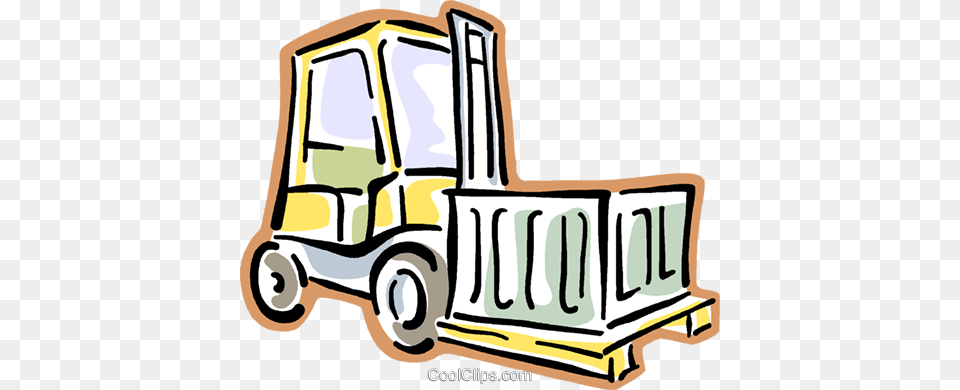 Forklift Royalty Free Vector Clip Art Illustration, Machine, Bulldozer Png