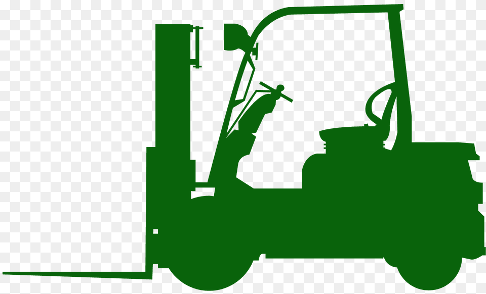 Forklift Silhouette, Tractor, Transportation, Vehicle Free Png Download