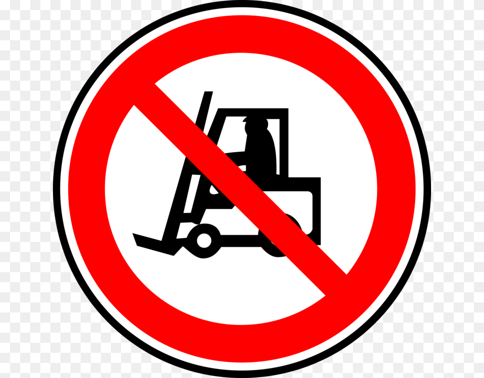 Forklift Traffic Sign Symbol Information, Road Sign, Machine, Wheel Free Png