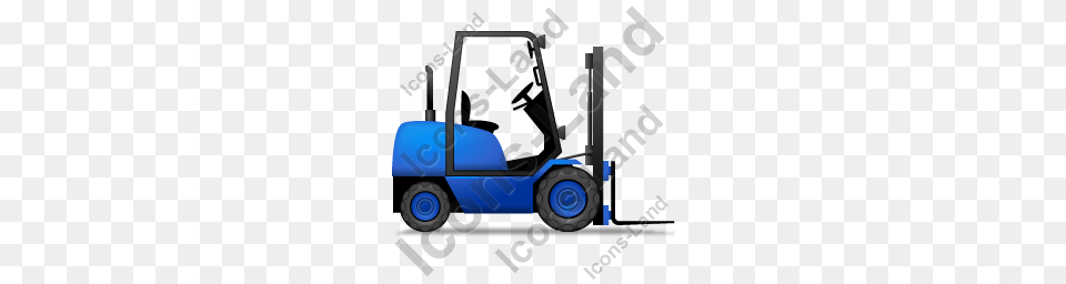 Forklift Truck Right Blue Icon Pngico Icons, Grass, Plant, Lawn, Device Free Png Download