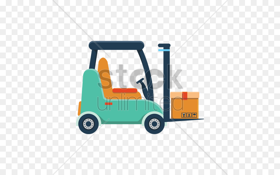Forklift Truck With Load Vector Image, Machine, Tool, Plant, Lawn Mower Free Png Download