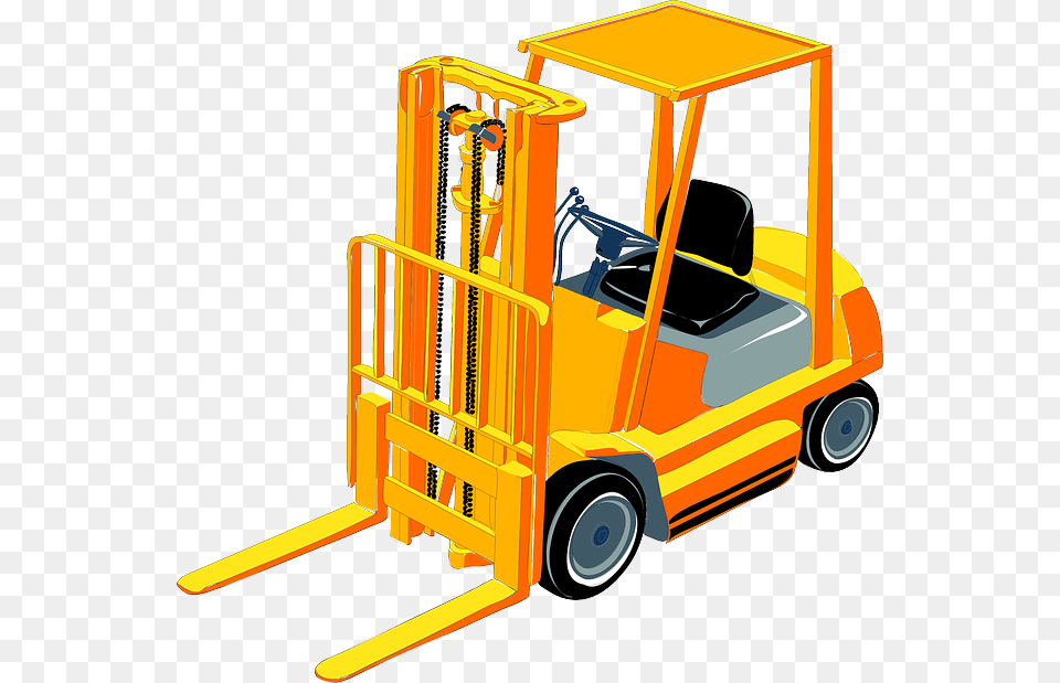 Forklifts Are A Very Powerful And Helpful Trucks It Is Used, Machine, Bulldozer, Forklift Free Png