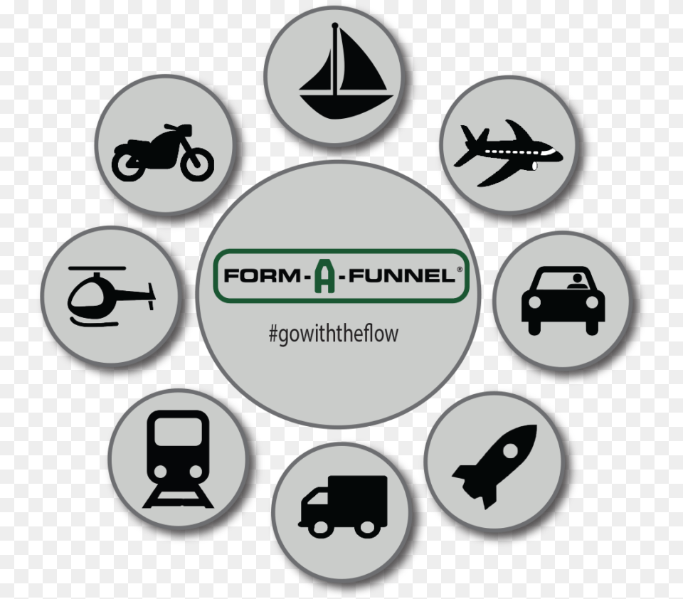 Form A Funnel Oil Change Funnel Emblem, Logo, Sticker, Symbol, Bicycle Png Image