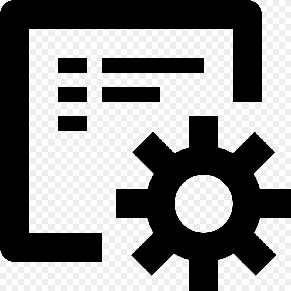 Form Attribute Editor Process Data Icon, Machine, First Aid, Gear Png