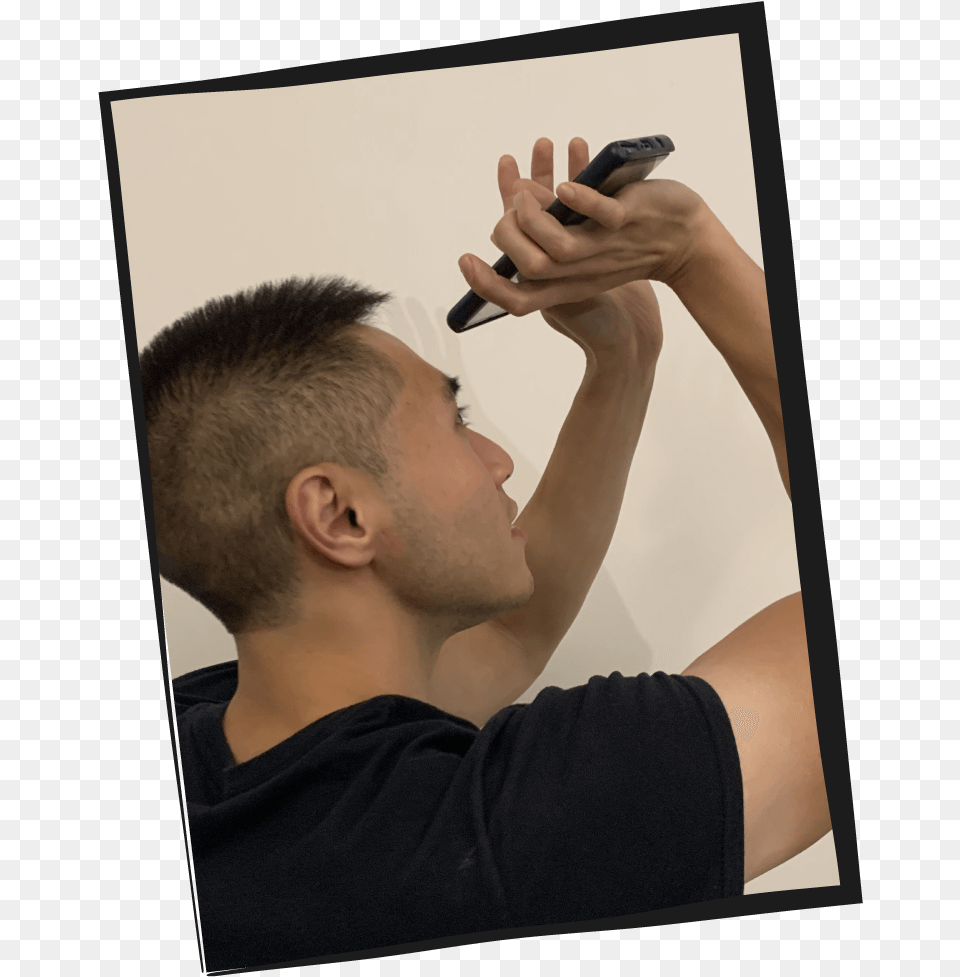Form Its In The Wrist And Elbow Shoot With Perfect Buzz Cut, Body Part, Person, Finger, Hand Free Transparent Png