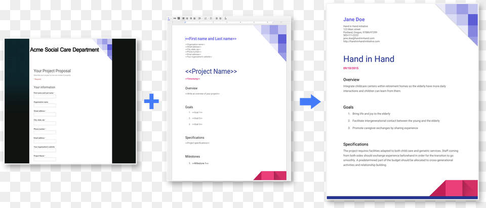 Form Publisher Google Docs Project Proposal Project Proposal Template Google Docs, Page, Text, Advertisement, Poster Png