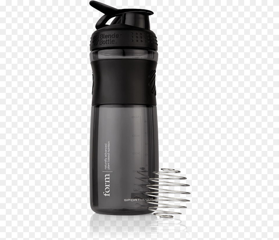 Form Shaker Black Water Bottle, Water Bottle Png