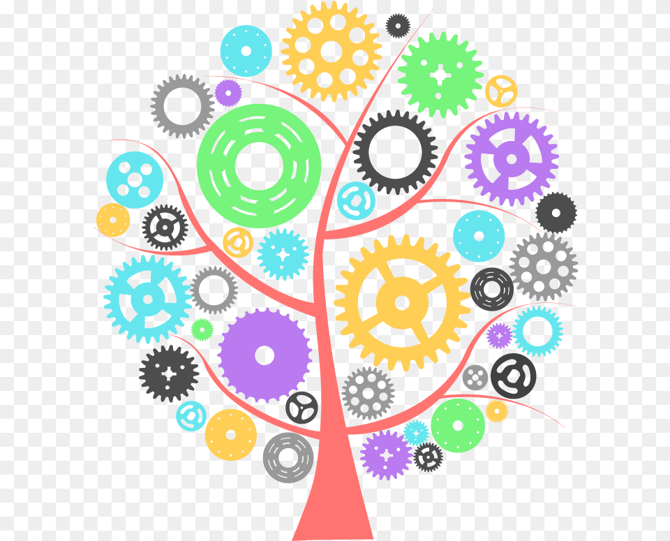Formacin Cogwheel Tree, Art, Graphics, Machine, Wheel Png