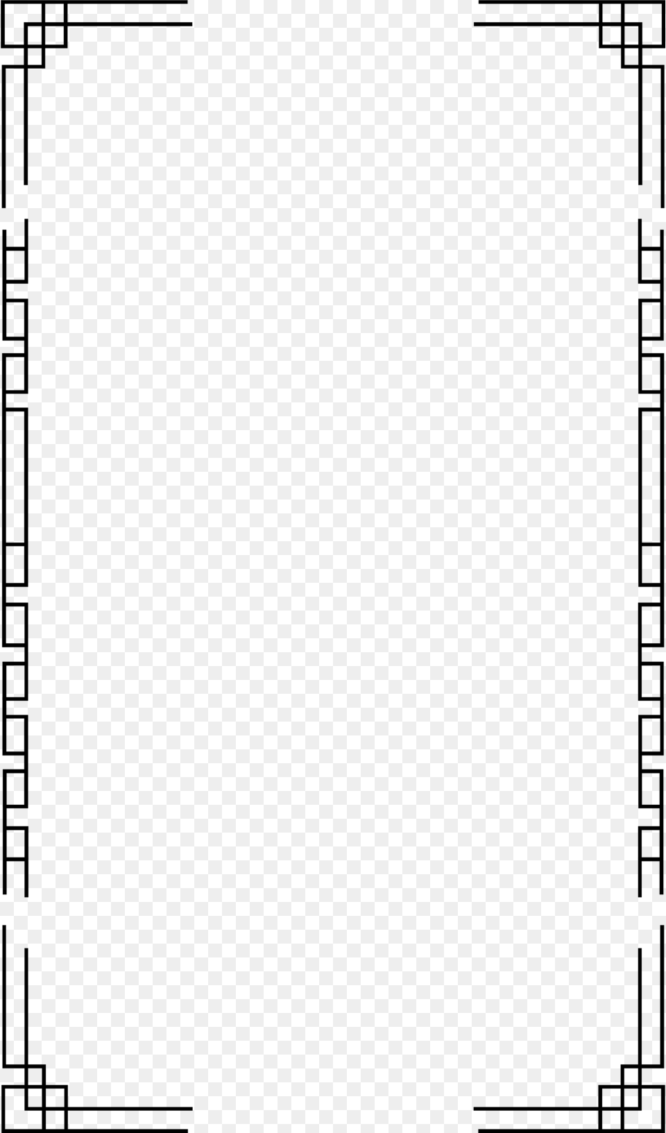 Formal Black And White Boarder, Gray Free Png Download