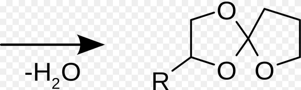 Formation Spiro Orthocarbonate Condensation Part, Gray Png