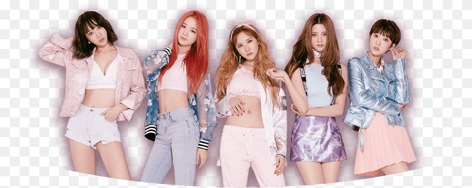 Formed In 2012 They Consist Of Five Members Solji Exid Hippity Hop, Adult, Skirt, Person, Woman Png Image