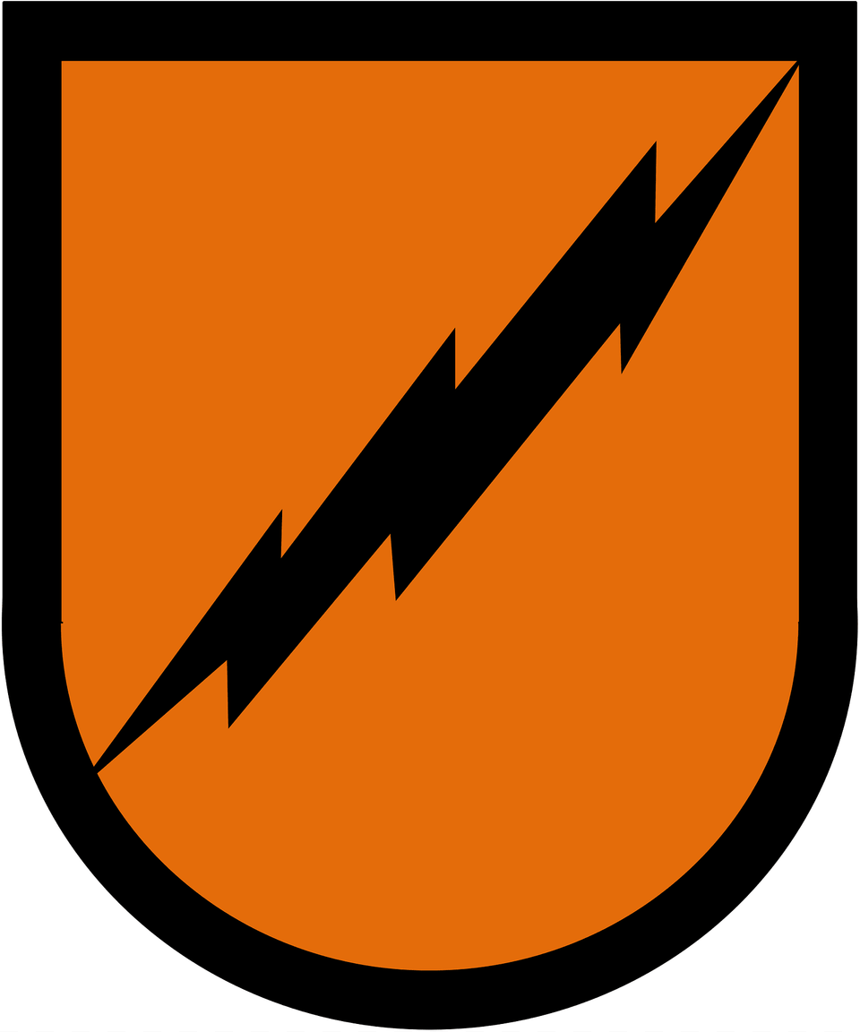 Former 327th Signal Battalion Beret Flash V1 Clipart, Logo Png