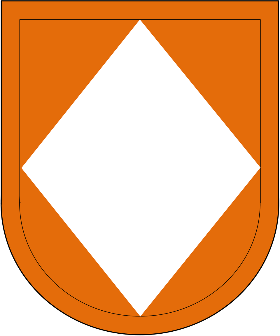 Former 50th Signal Battalion Beret Flash Clipart, Armor, Shield Free Png