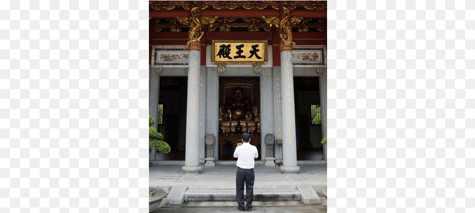 Former Siong Lim Temple Singapore, Adult, Person, Male, Man Free Png Download