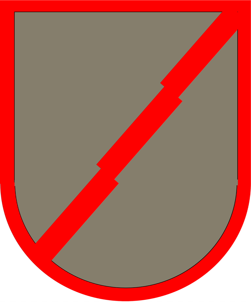 Former Us Army 101st Military Intelligence Battalion D Company Lrsd Beret Flash Clipart, Armor, Shield Free Png Download