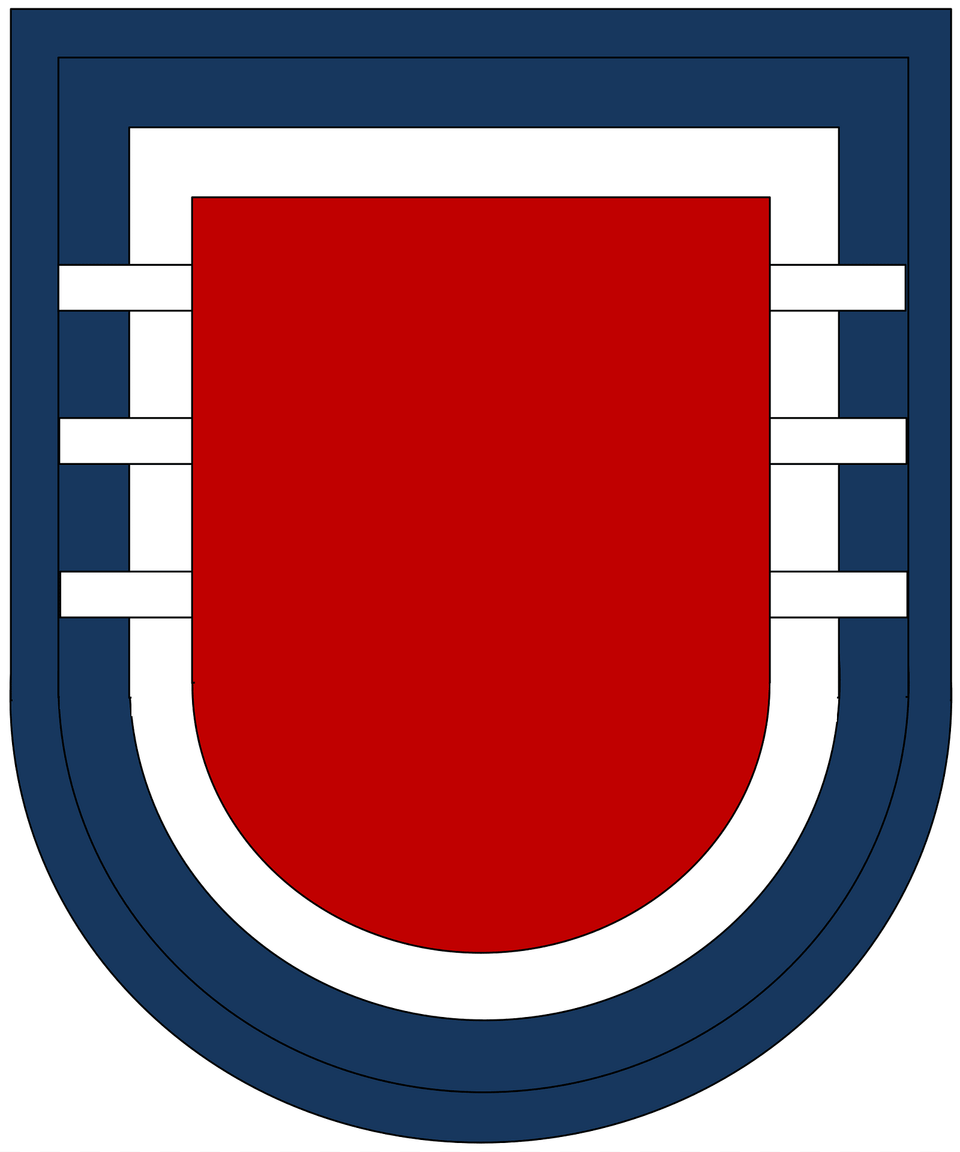 Former Us Army 187th Infantry Regiment 3rd Battalion Beret Flash Clipart, Armor, Shield Free Transparent Png