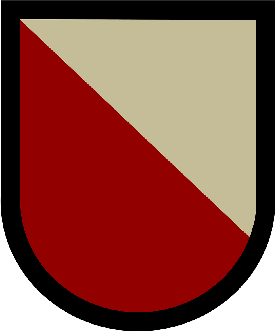 Former Us Army 1st Cavalry Division Support Command 15th Support And Transport Battalion Beret Flash Clipart, Armor, Shield Free Png