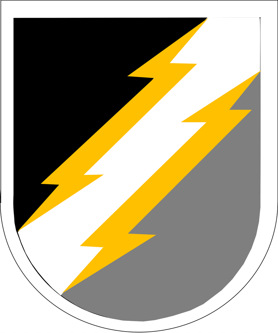 Former Us Army 325th Psychological Operations Company Beret Flash Clipart, Armor, Shield, Logo, Animal Png Image