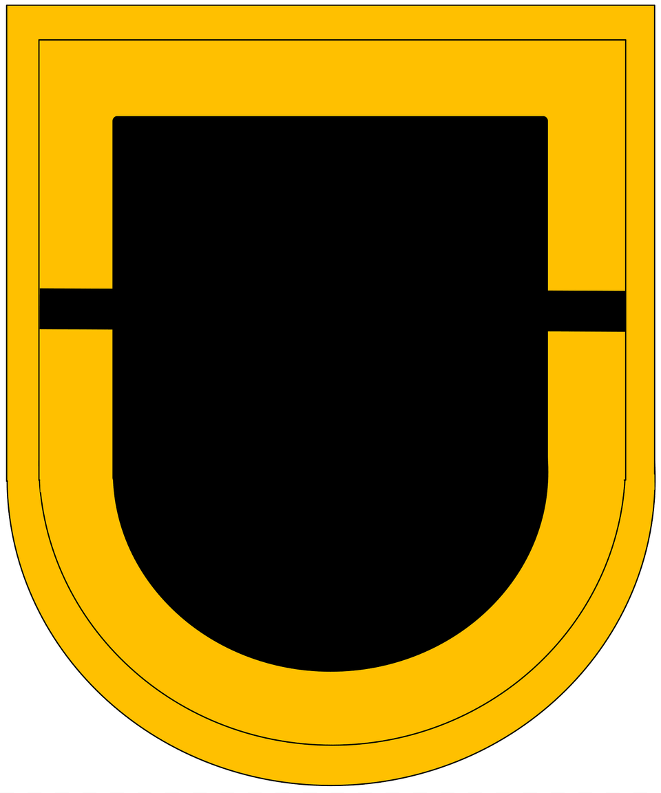 Former Us Army 327th Infantry Regiment 1st Battalion Beret Flash Clipart, Armor, Shield Png Image