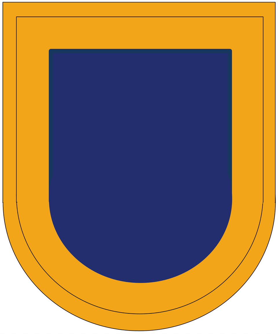 Former Us Army 82nd Aviation Brigade Beret Flash Clipart, Armor, Shield Png Image