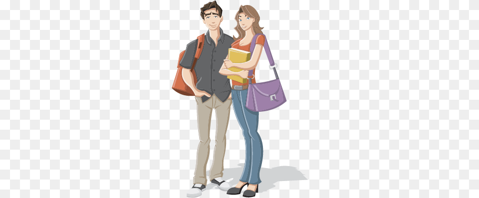 Forming Therapeutic Alliances Male And Female Student Cartoon, Woman, Adult, Person, Man Png