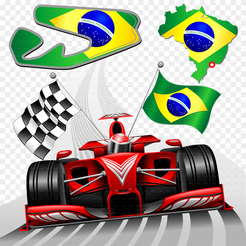 Formula 1 Brazil Gp Banner Png Image