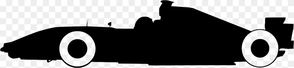 Formula 1 Car Silhouette, Gray Png Image