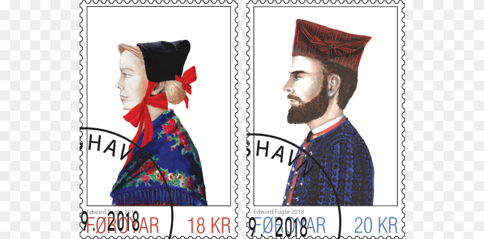 Foroyar Islands Stamps Fyrri Heimsbardagi, Adult, Person, People, Woman Free Transparent Png