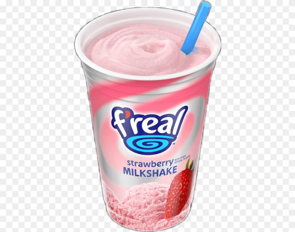 Forreal Milkshake, Dessert, Food, Yogurt, Cream Png Image