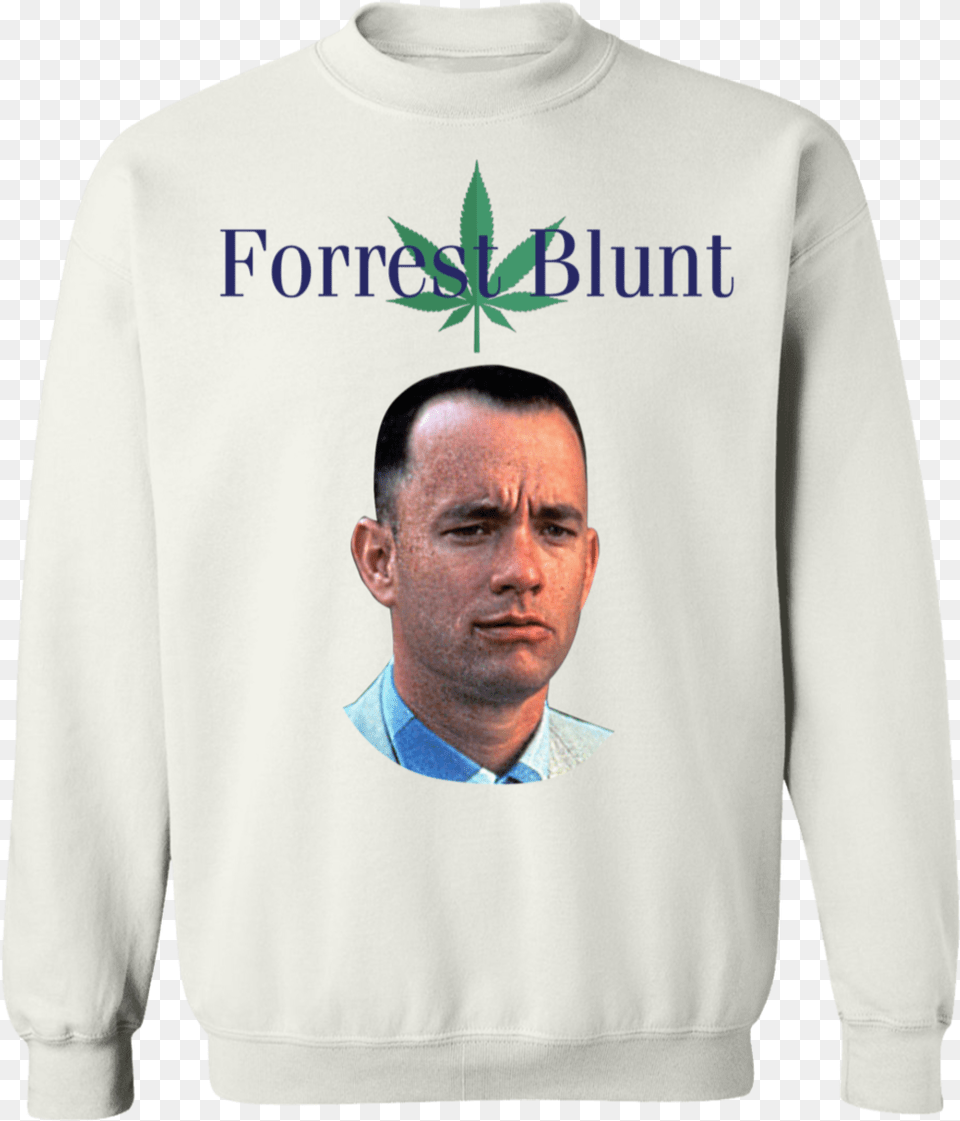 Forrest Gump Forrest Blunt Weed Smoke Shirt Hoodie Hoodie, Clothing, Sweatshirt, Sweater, Knitwear Free Png