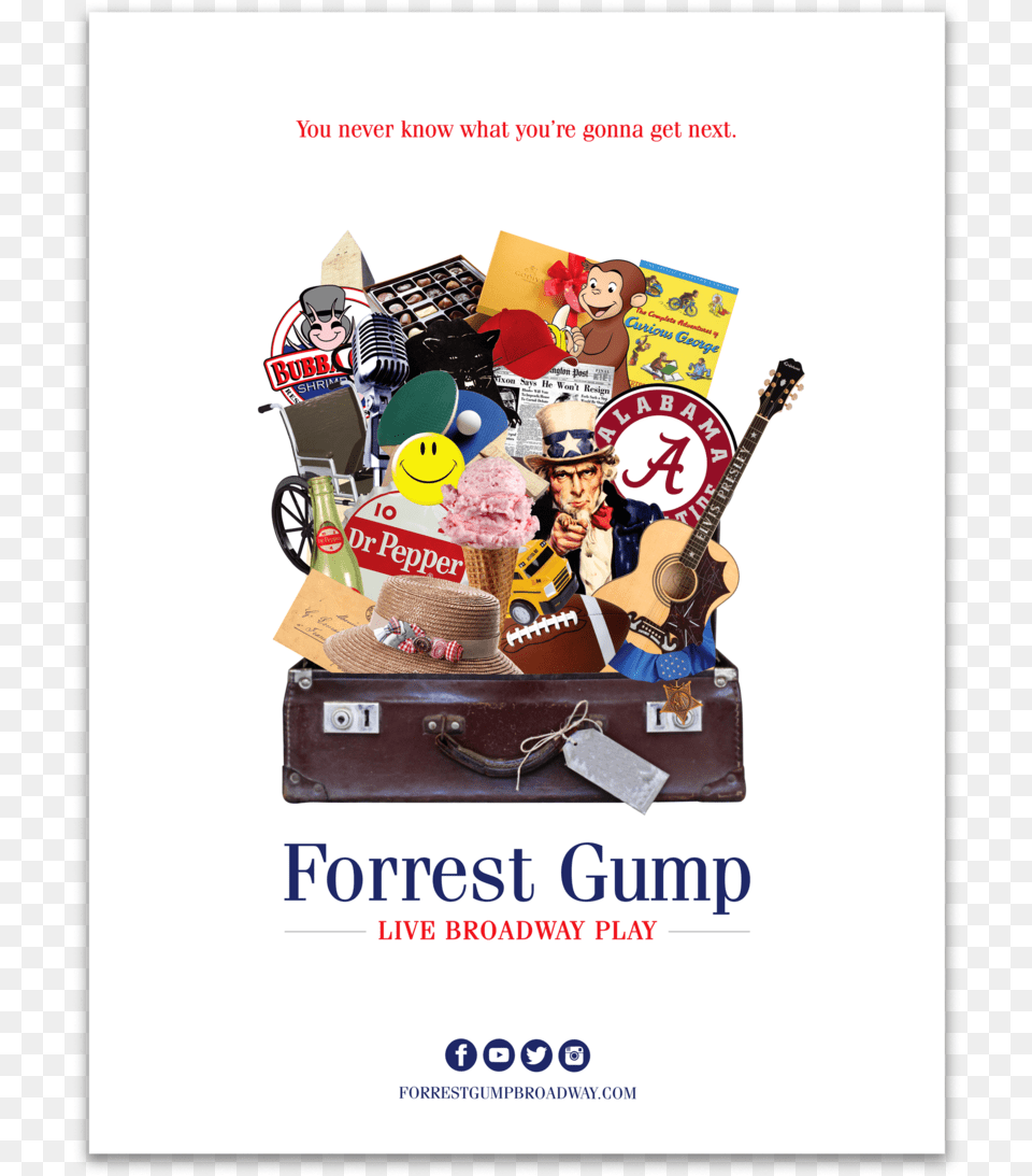 Forrest Gump Poster, Advertisement, Musical Instrument, Guitar, Adult Png Image
