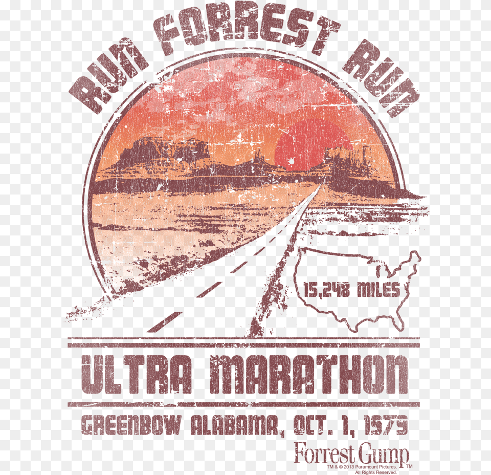 Forrest Gump Ultra Marathon Shirt, Advertisement, Poster, Architecture, Building Free Png