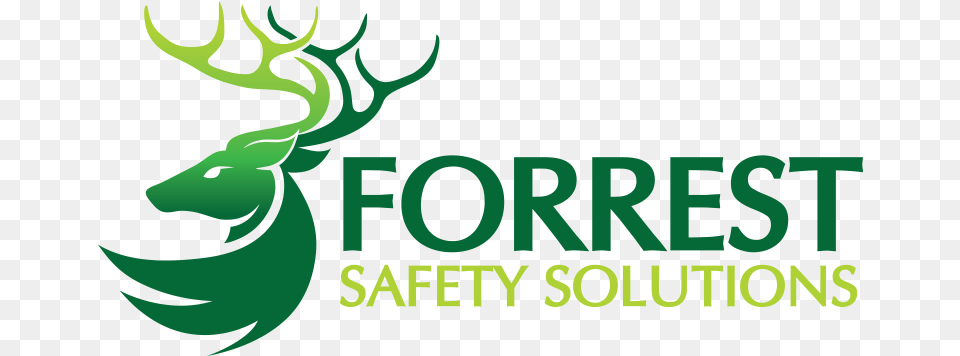 Forrest Safety Solutions Kerry Cork Limerick Graphic Design, Animal, Deer, Green, Mammal Png Image