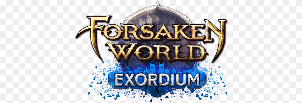 Forsaken World Forsaken World Exordium Logo, Book, Publication, Cross, Symbol Free Png
