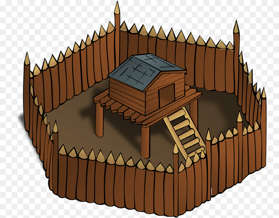 Fort Clipart, Architecture, Building, Deck, House Free Png Download
