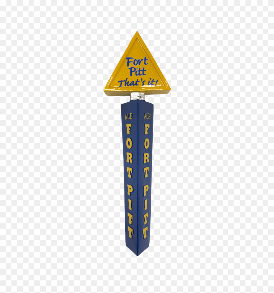 Fort Pitt Beer Tap Steel City Pittsburgh Brewing, Sign, Symbol, Road Sign Free Png Download