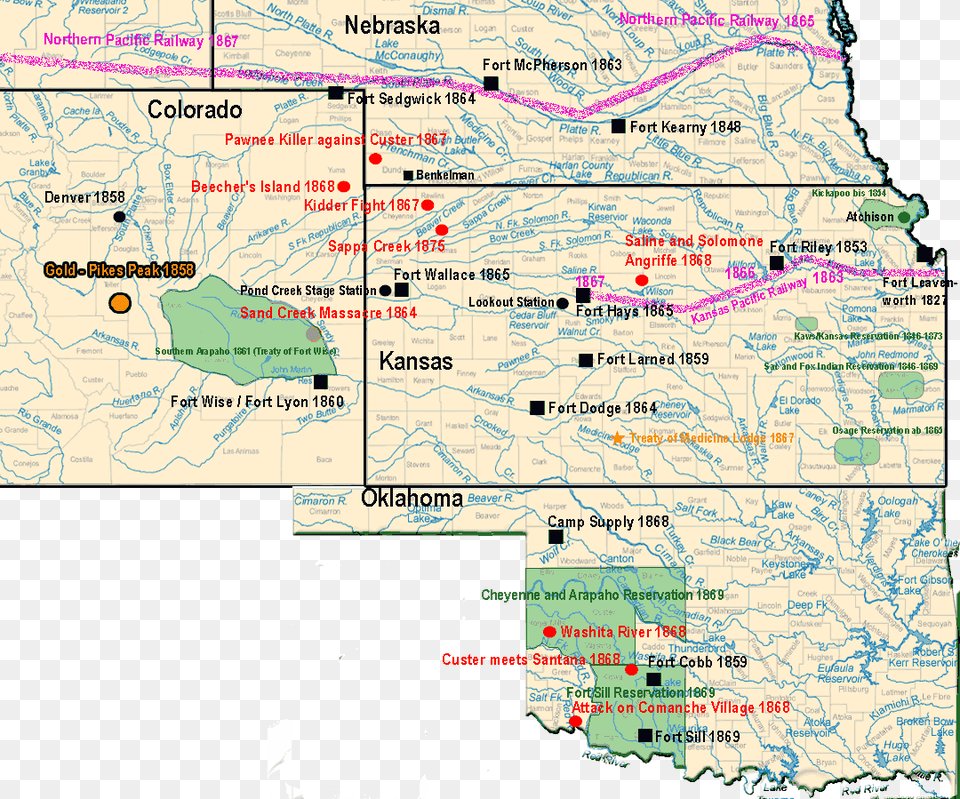 Fort Sedgwick Fort Laramie Map, Atlas, Chart, Diagram, Plot Free Png Download