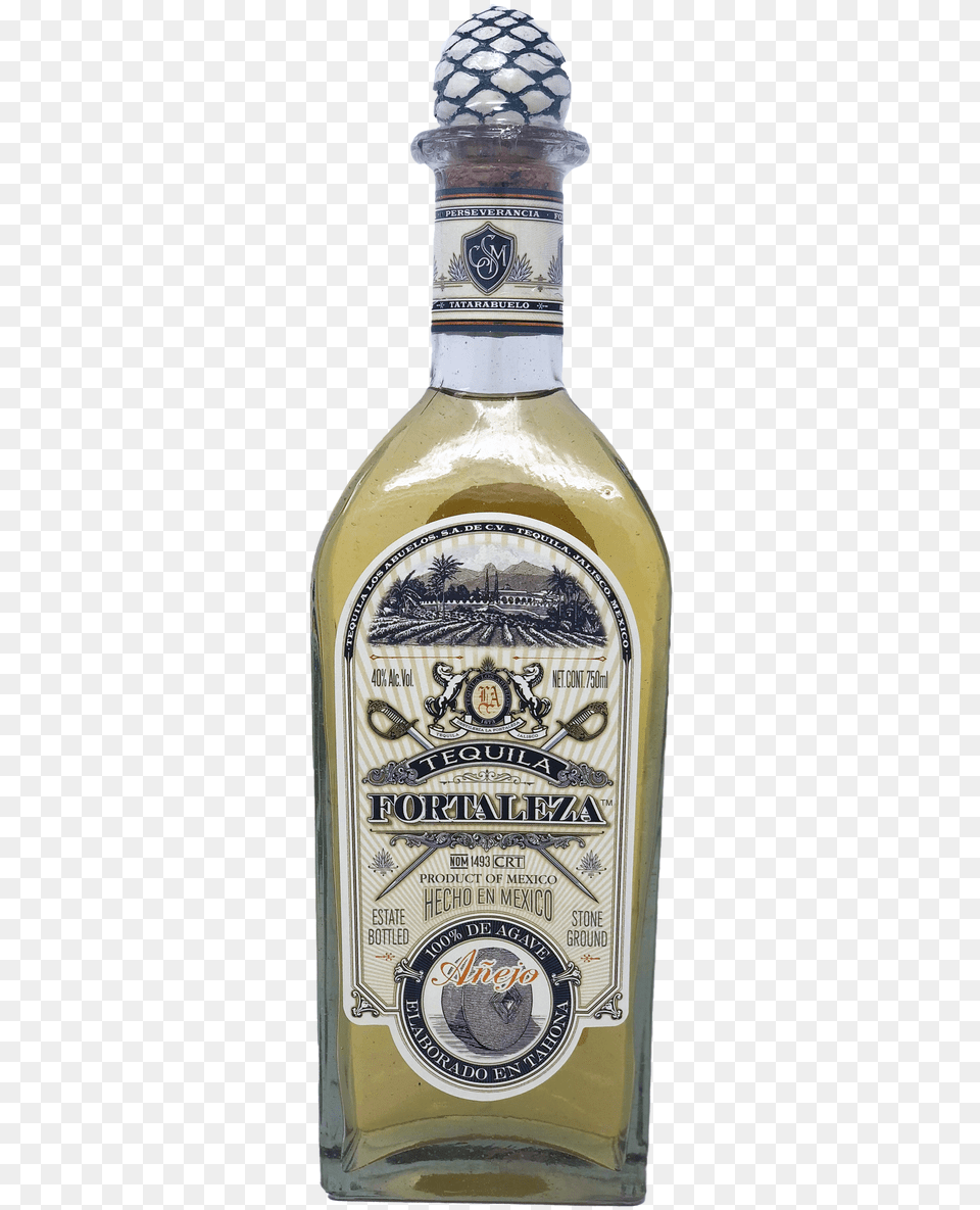 Fortaleza Anejo Tequila, Alcohol, Beverage, Liquor, Beer Free Transparent Png