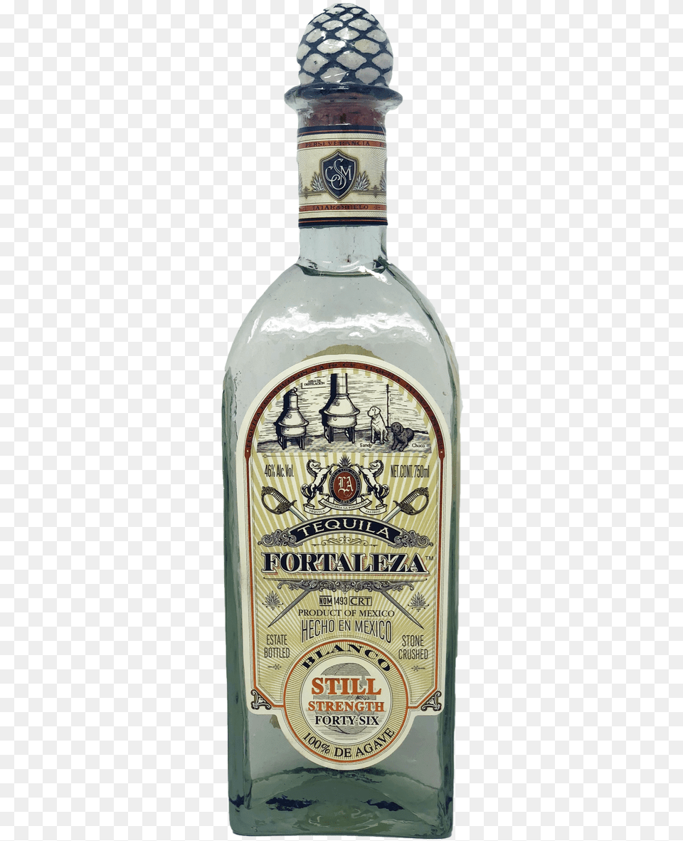 Fortaleza Blanco Still Strength Tequila Tequila, Alcohol, Beverage, Liquor, Bottle Free Png Download