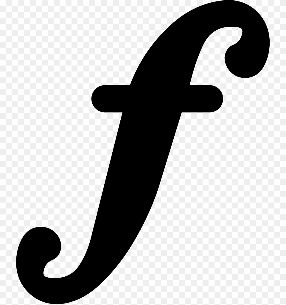 Forte Music Symbol, Gray Png Image