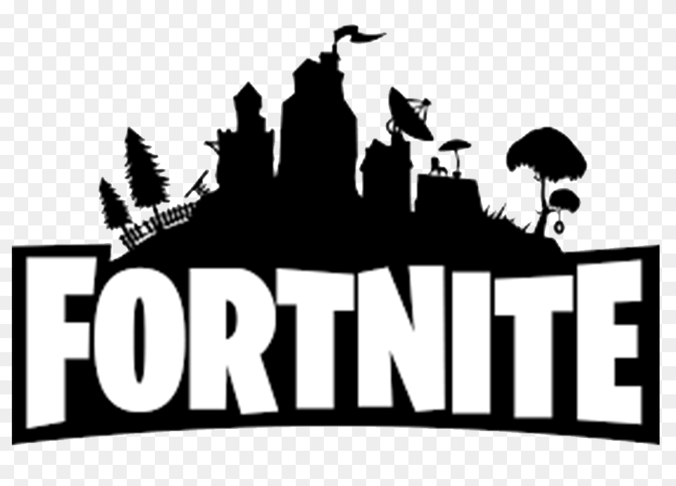 Fortnite, Silhouette, Stencil, Logo, People Free Transparent Png